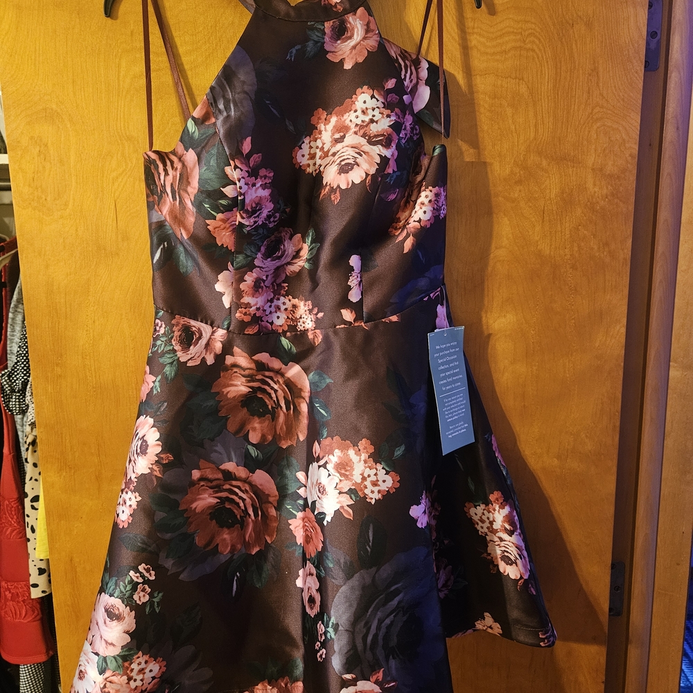 Floral Halter Dress